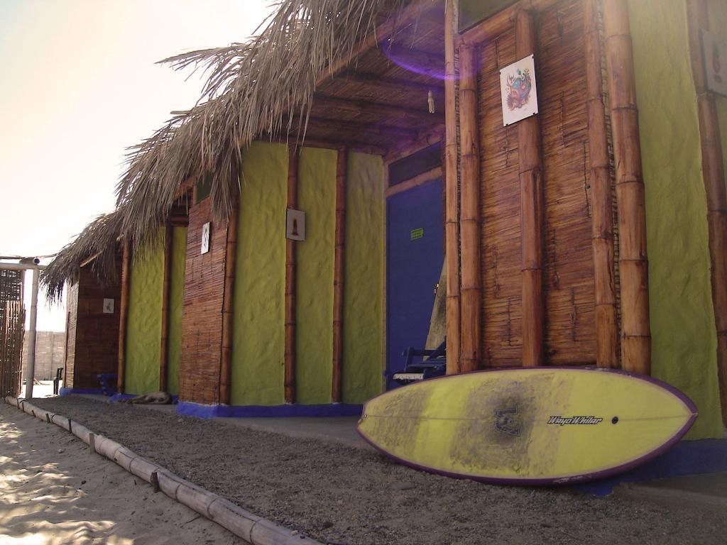 Psygon Surf Camp Pansiyon Máncora Dış mekan fotoğraf