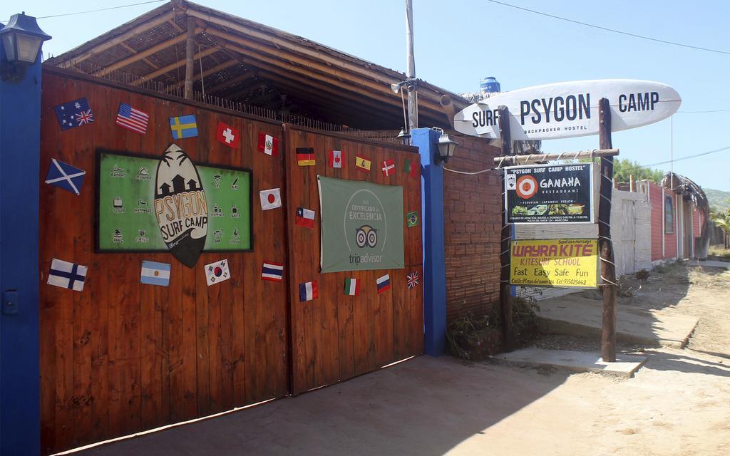 Psygon Surf Camp Pansiyon Máncora Dış mekan fotoğraf
