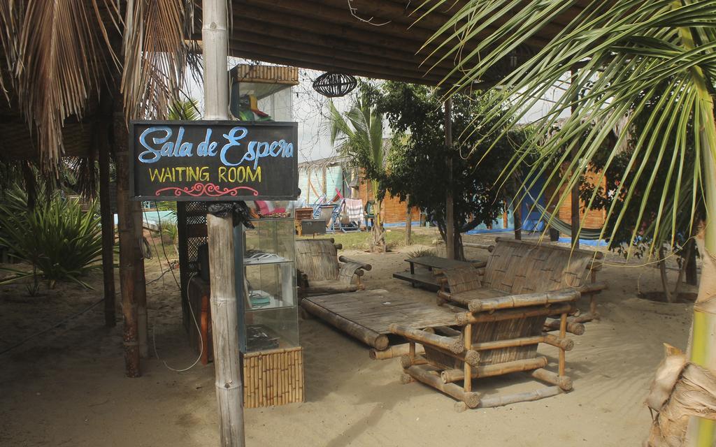 Psygon Surf Camp Pansiyon Máncora Dış mekan fotoğraf